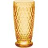 imageVilleroy ampamp Boch Boston Saffron Long Drink Glass Set of 4 135 oz Crystal Glass for Cocktails Made in Germany DishwasherSafe Yellow