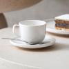 imageVilleroy ampamp Boch Afina Coffee Cup Premium Porcelain Made in Germany Dishwasher and Microwave Safe 325 x 25 in Stackable White