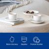 imageVilleroy ampamp Boch Afina Espresso Cup Premium Porcelain Made in Germany Dishwasher and Microwave Safe 25 x 2 in Stackable White