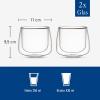 imageVilleroy ampamp Boch Artesano Hot ampamp Cold Beverages Cappuccino Mug Set of 2 Glasses DoubleWalled Glasses for Cold and hot Drinks 145 oz Borosilicate Glass DishwasherSafe MicrowaveSafe