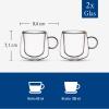 imageVilleroy ampamp Boch Artesano Hot ampamp Cold Beverages Espresso Glass Set of 2 Glasses DoubleWalled Glasses for Cold and Hot Beverages 375 oz Borosilicate Glass DishwasherSafe MicrowaveSafe