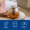 imageVilleroy ampamp Boch Artesano Hot ampamp Cold Beverages Teapot with Filter Doublewalled Coffee Pot for Hot and Cold Beverages 3975 oz capacity Borosilicate Glass Dishwashersafe Microwavesafe
