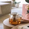imageVilleroy ampamp Boch Artesano Hot ampamp Cold Beverages Teapot with Filter Doublewalled Coffee Pot for Hot and Cold Beverages 3975 oz capacity Borosilicate Glass Dishwashersafe Microwavesafe