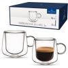 imageVilleroy ampamp Boch Artesano Hot ampamp Cold Beverages Espresso Glass Set of 2 Glasses DoubleWalled Glasses for Cold and Hot Beverages 375 oz Borosilicate Glass DishwasherSafe MicrowaveSafe