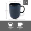 imageVilleroy ampamp Boch  Lave Gris Mug with Handle 135 oz Stoneware Dishwasher and Microwave Safe GreyBleu