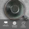 imageVilleroy ampamp Boch  Lave Gris Mug with Handle 135 oz Stoneware Dishwasher and Microwave Safe GreyGray