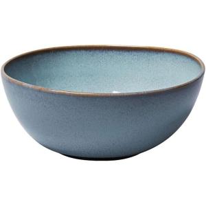 imagelike by Villeroy ampamp Boch  Lave Glac Serving Bowl 10 x 10 x 4 in Turquoise Serving Bowl Earthenware 72 oz