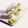 imageVilleroy ampamp Boch Manufacture Rock Shot Glass Tasting Set 4 Shot Glasses and Premium Porcelain Serving Tray WhiteWhite