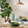 imageVilleroy ampamp Boch Lave Vert Individual Dip Bowl Dishwasher and Microwave Safe Bowl for Dips ampamp Sauces in a Handmade Look Reactive Glaze Earthenware 375x375x225 in Green 475 oz Capacity