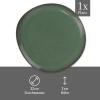 imageVilleroy ampamp Boch Lave Vert Serving Platter Premium Porcelain Earthenware Handmade Look and Reactive Glaze 125 in Diameter Dishwasher and Microwave Safe Green