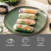 imageVilleroy ampamp Boch Lave Vert Serving Platter Premium Porcelain Earthenware Handmade Look and Reactive Glaze 125 in Diameter Dishwasher and Microwave Safe Green