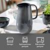 imagelike by Villeroy ampamp Boch Lave Gris Pitcher 54 oz Stoneware Grey