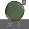 imagelike by Villeroy ampamp Boch Lave Vert Bread Plate Premium Porcelain Earthenware Handmade Look and Reactive Glaze 675 in Diameter Dishwasher and Microwave Safe  Green
