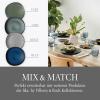 imagelike by Villeroy ampamp Boch Lave Vert Bread Plate Premium Porcelain Earthenware Handmade Look and Reactive Glaze 675 in Diameter Dishwasher and Microwave Safe  Green
