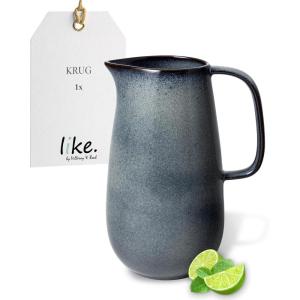 imagelike by Villeroy ampamp Boch Lave Gris Pitcher 54 oz Stoneware Grey