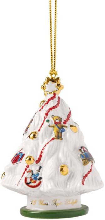 imageVilleroy ampamp Boch Christmas Classics Collection Christmas Tree Ornament Premium Porcelain Collectors Edition Date 2025