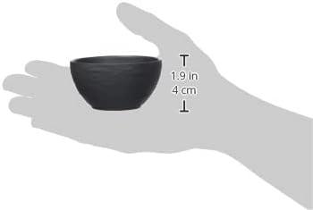 imageVilleroy ampamp Boch Manufacture Rock Modern Bowl for Finger Food and Dips Premium Porcelain Dishwasher Safe Black