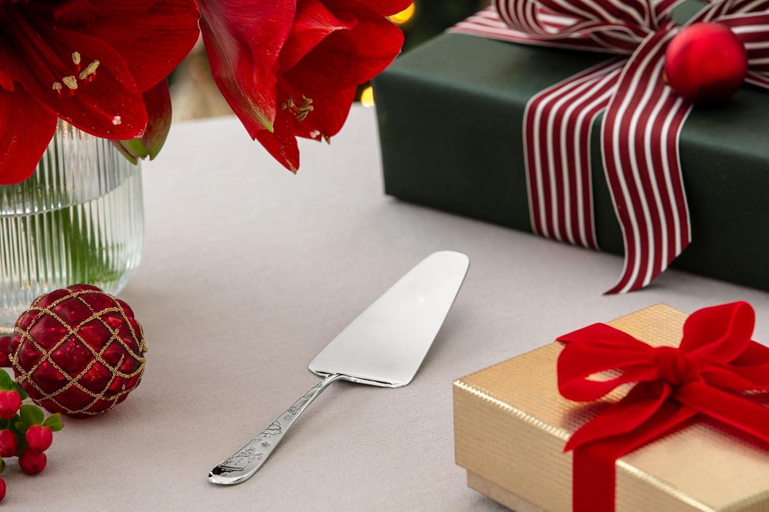 imageVilleroy ampamp Boch Toys Delight Christmas PieCake Server 925 in 1810 Stainless Steel