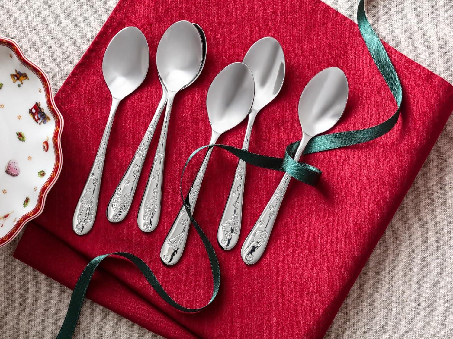 imageVilleroy ampamp Boch Toys Delight Coffee Spoon Cutlery Set for 6 People 6 Pieces DishwasherSafe 1810 Stainless Steel Spoon Set