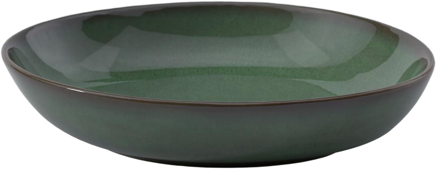 imagelike by Villeroy ampamp Boch Lave Vert Bowl Dishwasher ampamp Microwave Safe Bowl for Pasta Side Dishes Snacks ampamp Salads in a Handmade Look Reactive Glaze Earthenware 85 x 825 x 175 inch  Green