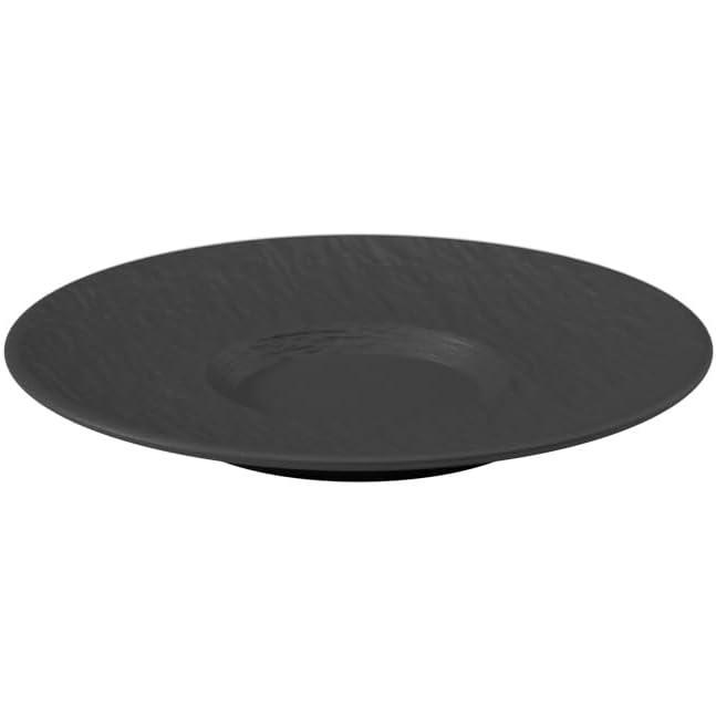 imageVilleroy ampamp Boch Manufacture Rock Coffee Saucer Rustic Premium Porcelain Fresh Black Dishwasher Safe