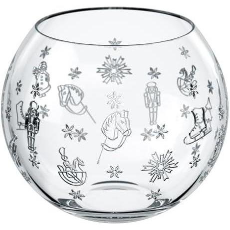 imageVilleroy ampamp Boch Toys Delight Collection Tealight Holder with Christmas Themed Design 425 x 375 in Clear