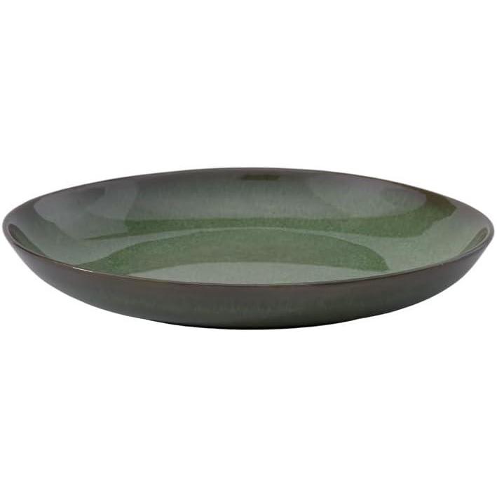 imagelike by Villeroy ampamp Boch Lave Vert Low Bowl Earthenware Dishwasher ampamp Microwave Safe Rustic Bowl for Pasta Meals ampamp Antipasti Dinnerware in a Handmade Look with a Reactive Glaze 11 x 175 Green