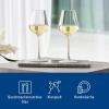 imageVilleroy ampamp Boch  Manufacture Rock Blanc White Wine Goblet Set 4 pcs Set of Drinking Glasses 1375 oz Crystal Glass Matte White Slate Look