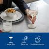 imageVilleroy ampamp Boch  Manufacture Rock Blanc White Wine Goblet Set 4 pcs Set of Drinking Glasses 1375 oz Crystal Glass Matte White Slate Look