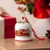 imageVilleroy ampamp Boch Annual Christmas Edition Bell Ornament Premium Porcelain Limited Edition Dated 2025 Bell Shaped Christmas Ornament