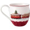 imageVilleroy ampamp Boch Annual Christmas Edition Collection Mug Premium Porcelain Nostalgic Christmas Motif 575 x 4 in 1275 oz Capacity WhiteColorfulWhiteColorful