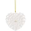 imageVilleroy ampamp Boch Christmas Classics Collection Christmas Heart Shaped Ornament Premium Porcelain Collectors Edition Date 2025