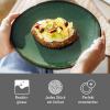 imageVilleroy ampamp Boch Lave Vert Salad Plate Earthenware Dishwasher and Microwave Safe Plate for Cakes Breakfast ampamp Snacks in a Pottery Look Reactive Glaze 925 in Diameter Green