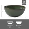 imageVilleroy ampamp Boch Lave Vert Serving Bowl Premium Porcelain Earthenware Handmade Look and Reactive Glaze 74 oz Capacity Dishwasher and Microwave Safe Green