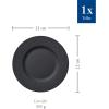 imageVilleroy ampamp Boch Manufacture Glow GourmetBuffet Plate Coupe all over 125 in Premium Porcelain CopperBreakfast Plate