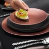 imageVilleroy ampamp Boch Manufacture Glow GourmetBuffet Plate Coupe all over 125 in Premium Porcelain CopperGourmet Plate