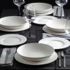 imageVilleroy ampamp Boch Manufacture Rock Blanc 12Piece Dinnerware Set Service for 4 Dinner Plates Salad Plates ampamp Pasta Bowls Premium Porcelain Made in Germany Matte WhiteWhite