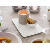 imageVilleroy ampamp Boch Manufacture Rock Blanc Elegant Bowl for Finger Food and Dips Made of Premium Porcelain Dishwasher Safe WhiteWhite