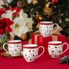 imageVilleroy ampamp Boch Toys Delight Anniversary Christmas Collection Mug Set of 4 1 Each of Santa Nutcracker Locomotive and Rocking Horse Premium Porcelain 4piece Assorted Set Large 13 oz Capacity