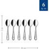 imageVilleroy ampamp Boch Toys Delight Coffee Spoon Cutlery Set for 6 People 6 Pieces DishwasherSafe 1810 Stainless Steel Spoon Set
