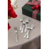 imageVilleroy ampamp Boch Toys Delight Collection Cake Forks Set of 6 1810 Stainless Steel Flatware with Christmas Design Engraving 625 in