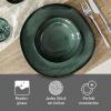 imagelike by Villeroy ampamp Boch Lave Vert Dinner Plate Premium Porcelain Earthenware Handmade Look and Reactive Glaze 11 in Diameter Dishwasher and Microwave Safe  Green
