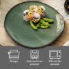 imagelike by Villeroy ampamp Boch Lave Vert Dinner Plate Premium Porcelain Earthenware Handmade Look and Reactive Glaze 11 in Diameter Dishwasher and Microwave Safe  Green