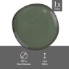 imagelike by Villeroy ampamp Boch Lave Vert Dinner Plate Premium Porcelain Earthenware Handmade Look and Reactive Glaze 11 in Diameter Dishwasher and Microwave Safe  Green