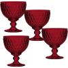 imageVilleroy ampamp Boch Boston Colored ChampagneDessert Bowl Red Set of 4 1325oz