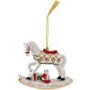 imageVilleroy ampamp Boch Christmas Classics Collection Christmas Rocking Horse Ornament Premium Porcelain Collectors Edition Date 2025