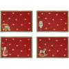 imageVilleroy ampamp Boch Toys Delight Anniversary Set Gobelin Placemat 4Piece Set CottonPolyester Blend 125x1875in