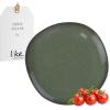 imagelike by Villeroy ampamp Boch Lave Vert Dinner Plate Premium Porcelain Earthenware Handmade Look and Reactive Glaze 11 in Diameter Dishwasher and Microwave Safe  Green