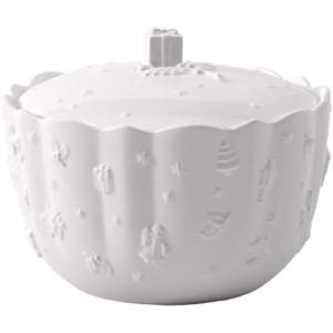 imageVilleroy ampamp Boch  Toys Delight Royal Classic biscuit barrel large storage container with relief pattern premium porcelain 2270 ml white 1486584501