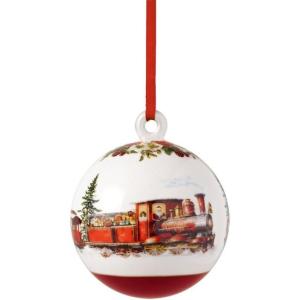 imageVilleroy ampamp Boch Annual Christmas Edition Ball Ornament Premium Porcelain Limited Edition Dated 2025 Ball Shaped Christmas Ornament